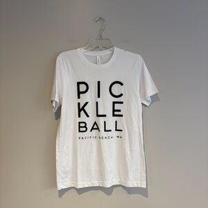 Bella Canvas White Pickleball Tee